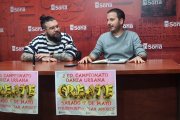 Víctor Monge (izda) y Eder García presentan el festival Create Soria.