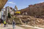 La muralla de Alberca aflora con la demolición del reformatorio.