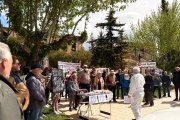 Participantes en una movilización en San Esteban.