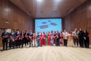 Imagen de 21 de los 25 graduados en el Conservatorio de Música de Soria el pasado jueves.