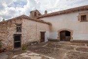 Imagen del exterior de la ermita de Santa Bárbara, en Soria.