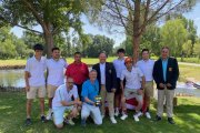 El equipo del Club de Golf Soria en la Liga de Clubes.