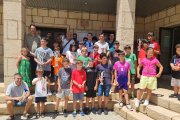 Los participantes en el torneo celebrado en Almenar este sábado.