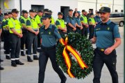 Acto celebrado en el patio de armas de la Guardia Civil de Soria