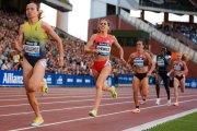La atleta soriana Marta Pérez este viernes en Bruselas.