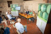 Presentación de la planta de biometano en Langa el año pasado.