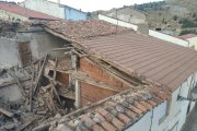 Estado de los inmuebles de Ciria tras el derrumbe.