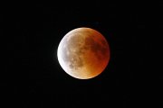 La luna de sangre sobre Soria en un año precedente.