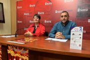 Ana Romero y Pedro Rodríguez presentan el espectáculo solidario en Soria.
