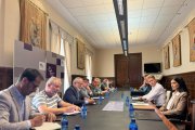 Reunión de los representantes de Agro Care en Diputación con representantes de municipios