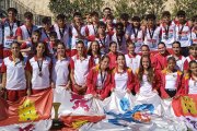 Los equipos masculino y femenino sub-16 de Castilla y León.