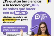 Cartel anunciador del STEM Talent Girl de Soria.