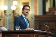 Tomás Cabezón durante una intervención en el Congreso.