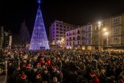 Encendido de las luces de Navidad en la pasada campaña.