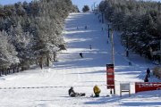 Una de las pistas en una imagen de archivo del punto de nieve Santa Inés.