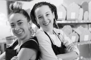 Las chefs de Taberna Mercedes, creadoras de la tapa "La hora del té", una de las más aplaudidas de la Ruta Micológica 2025 en Soria.