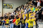 El Balonmano Soria contó con el apoyo de la afición durante todo el partido