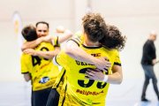 Alegría en el San Andrés al finalizar el encuentro