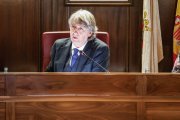 Carlos Martínez durante el Pleno del Estado del municipio.
