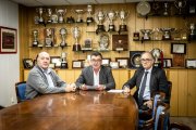 Javier Jiménez, Patricio de Pedro y Enrique Salvador.