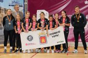 El equipo alevín femenino del Sporting Santo Domingo ganó la última edición de la Copa de España