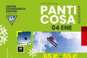 Cartel anunciador del viaje del CES a Panticosa.