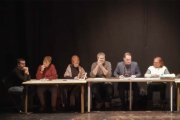 Miembros de la corporación de San Esteban en el último pleno.