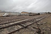 Vías de tren en la provincia de Soria.