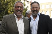 Carlos Pollán y Santiago Abascal, en una imagen de archivo en Segovia.