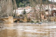 Las márgenes del Duero en Soria se encuentran totalmente anegadas.