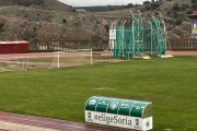 El Estadio de Los Pajaritos está cerrado por el mal estado del césped por los temporales de lluvia y nieve.
