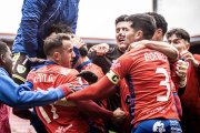 Alegría numantina en el gol de Juancho