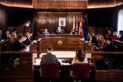 Los concejales de Soria durante una sesión del Pleno municipal.