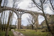 El viaducto sobre el río Golmayo será objeto de obras.