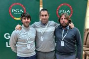 Daniel Berná junto Álvaro Berná en el acto de la PGA que tuvo lugar en Castellón.