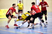 Balonmano Soria no pudo con el poderío del equipo sevillano, líder en la categoría Plata.