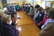 Participantes en la red de autocuidados de Yolanda Lapeña en Deza.