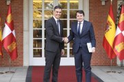 Sánchez y Mañueco en un encuentro en La Moncloa en 2024.