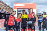Los representantes del Deporama Triatlón Soriano en la prueba de la Liga de Clubes.