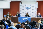 Debate electoral entre Carlos Martínez, Rocío Lucas y Ángel Ceña, organizado por la Ser en el Campus.