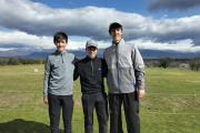 Enzo Jiménez, Saúl Fernández y Miguel López.
