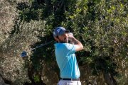 El golfista Daniel Berná durante una competición.