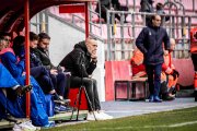 Ángel Rodríguez no se siente amenazado en el banquillo de Los Pajaritos tras los últimos resultados.