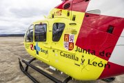 Helicóptero de Sacyl.