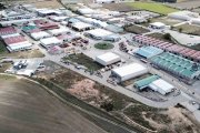 Panorámica del polígono industrial La Dehesa, de Almazán.