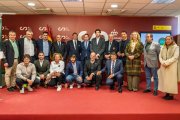 Daniel Berná durante la presentación del torneo de golf que forma parte del Circuito de la PGA de España.