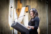 El pregón de la Semana Santa a cargo de la cofrade de la Flagelación Chiara de Luca.