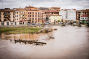 El Duero a su paso por San Esteban de Gormaz, el pasado febrero.
