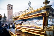Todas las cofradías recorren las calles de Soria en la Procesión General.