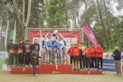 El club soriano en el pódium de la Liga Nacional de Duatlón tras la celebración de las últimas pruebas celebradas en Albacete.
